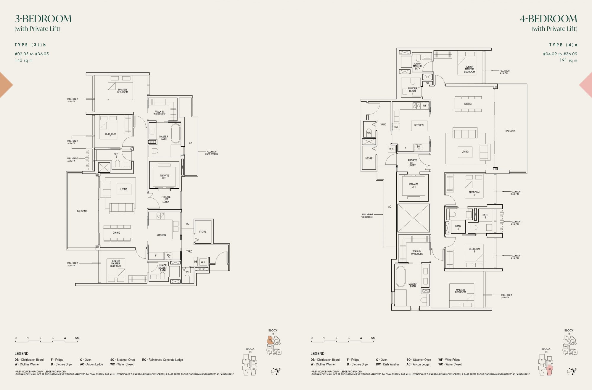 The Avenir Condo Floor Plan-3 Bedroom Part 2