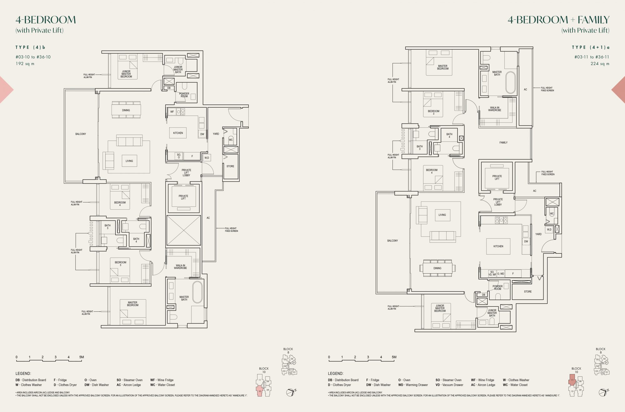 The Avenir Condo Floor Plan-4 Bedroom